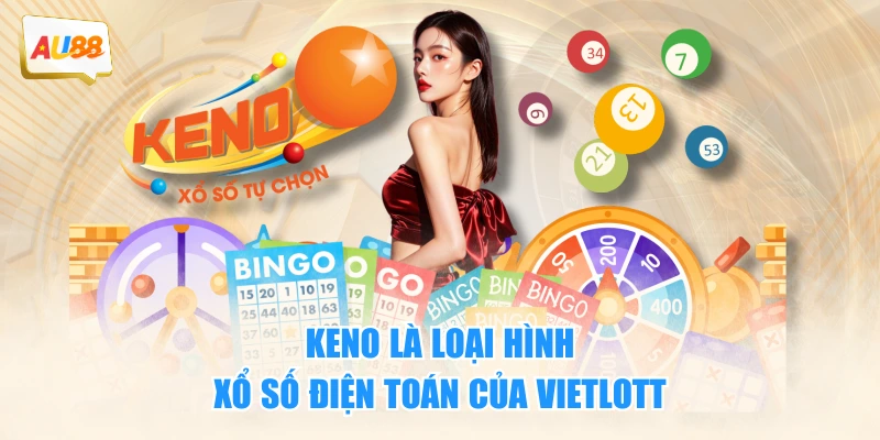 Keno là loại hình xổ số điện toán của Vietlott