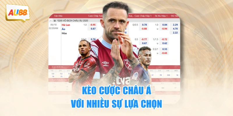 Kèo cược châu Á với nhiều sự lựa chọn